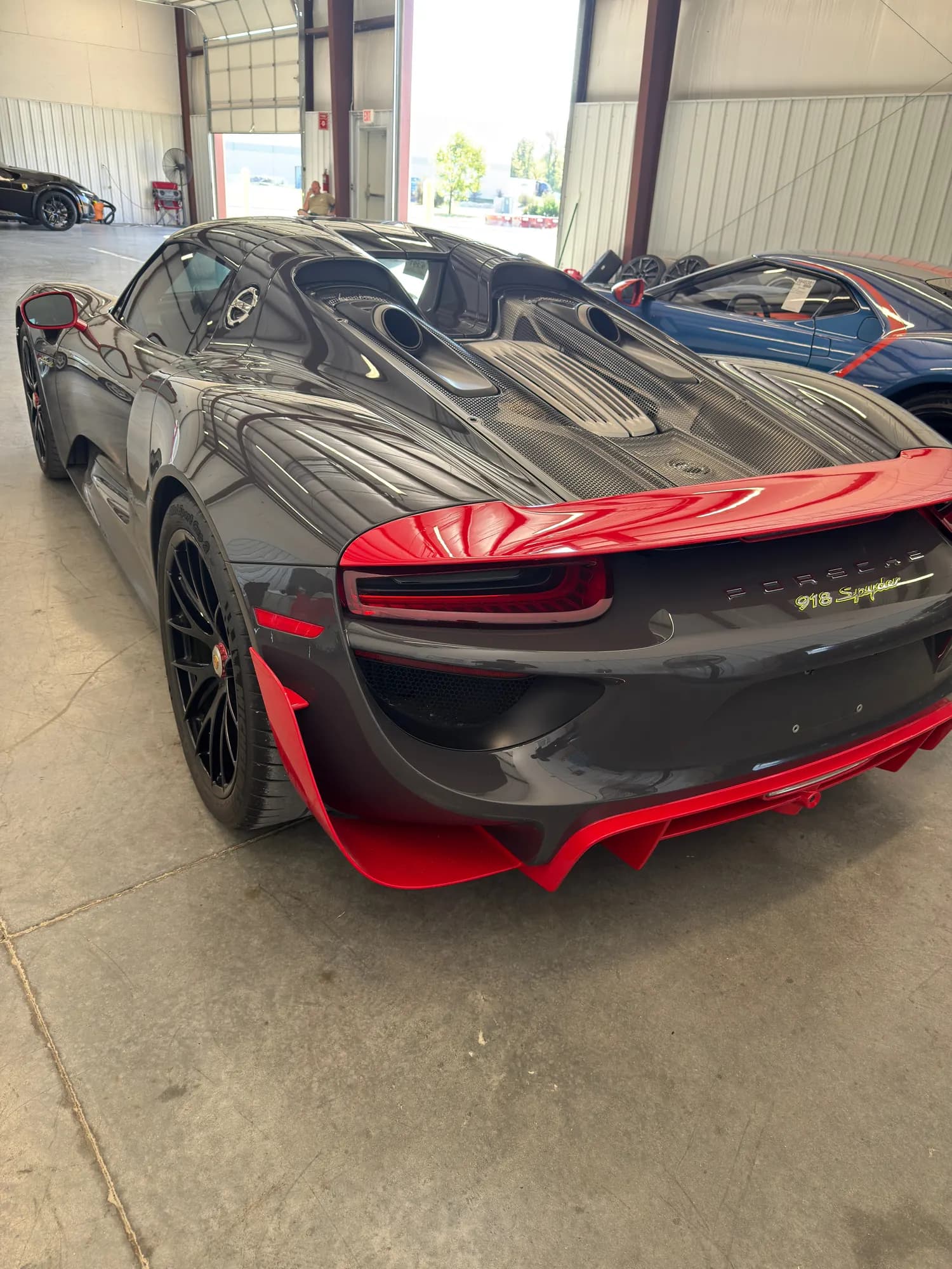 918 Spyder rear quarter