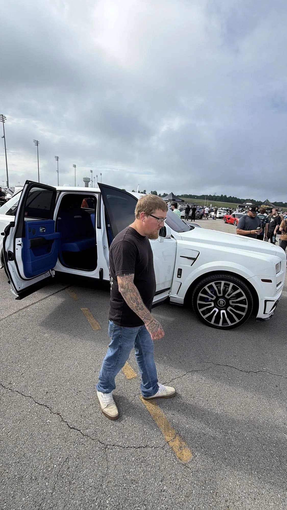 One of the cars