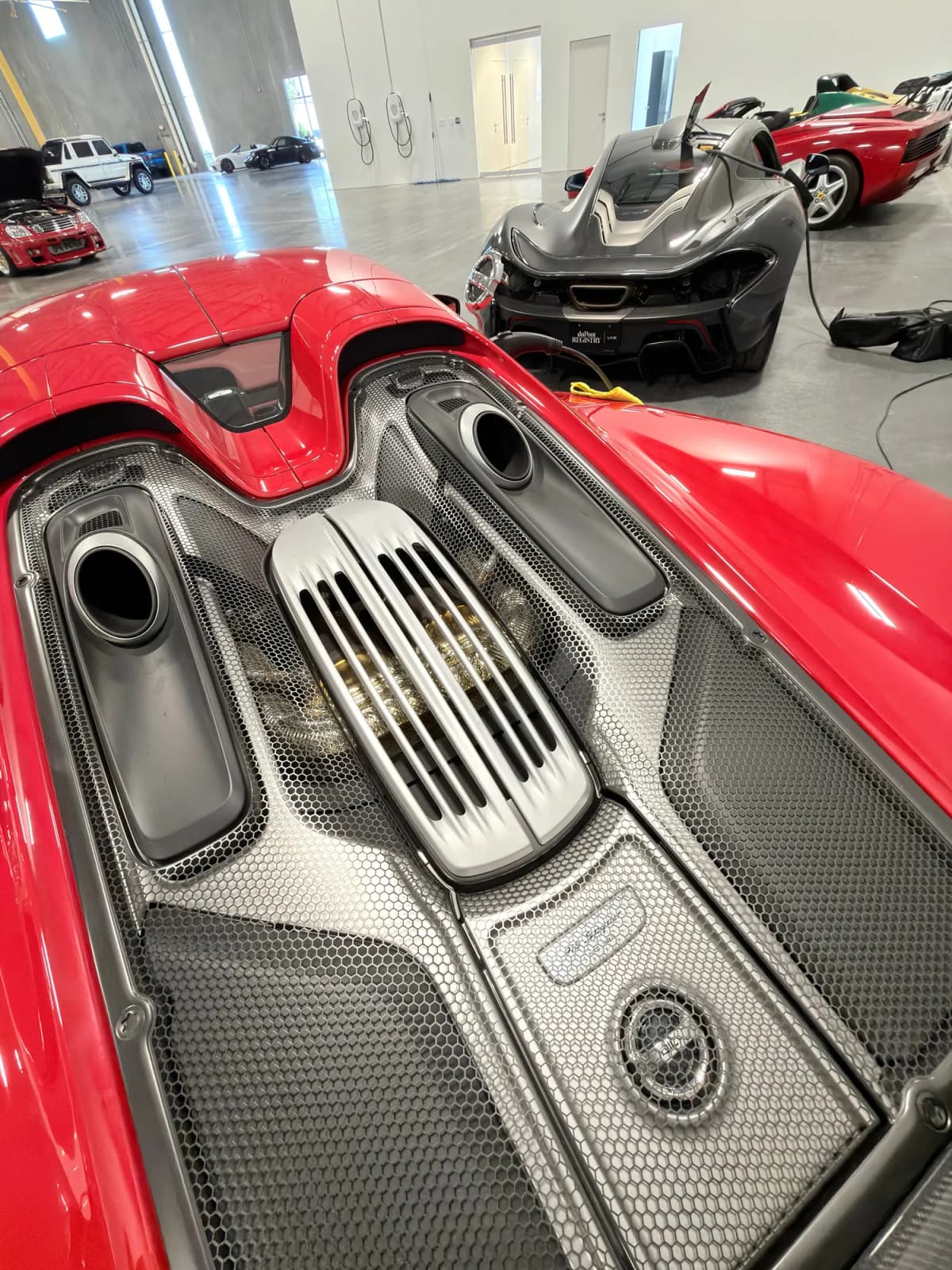 The V10 under glass